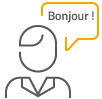 icone service support français